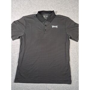 Nike Philadelphia Eagles NFL Dri Fit Performance Golf Polo Mens Large Black